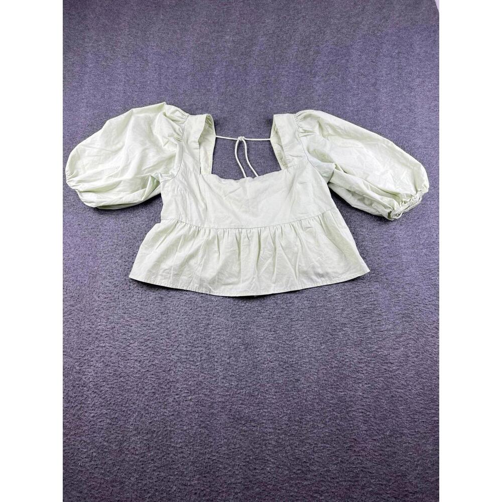 Abercrombie & Fitch Women's Puff Sleeve Blouse‎ Size Medium